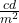 \frac{cd}{m^2}